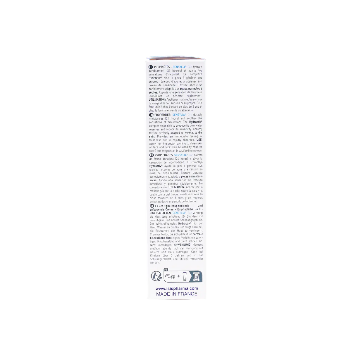 Sensylia 24h Fortifying Moisturizing Cream 40ml