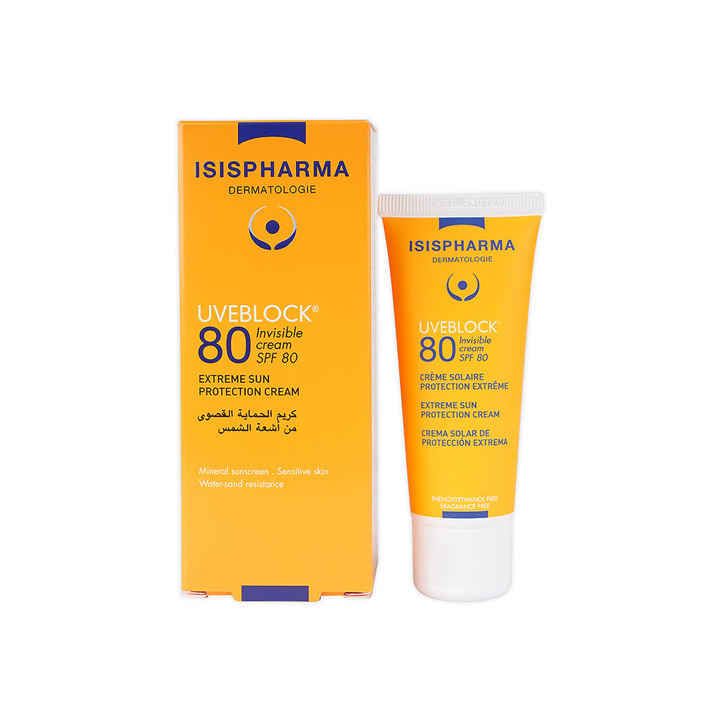 UVeblock SPF80 Invisible Cream 40ml 1+1 Offer