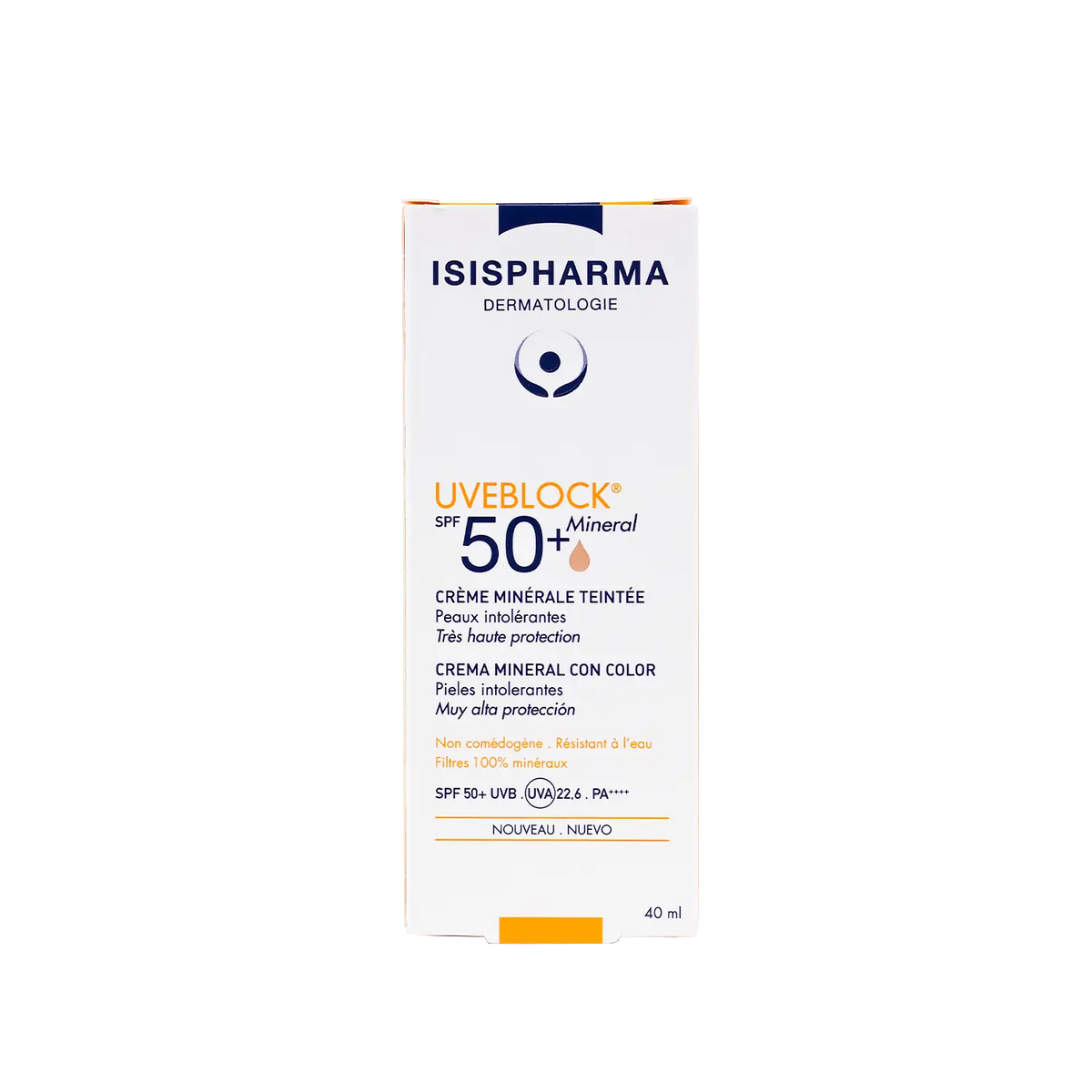 UVeblock SPF50+ Tinted Mineral Cream 40ml