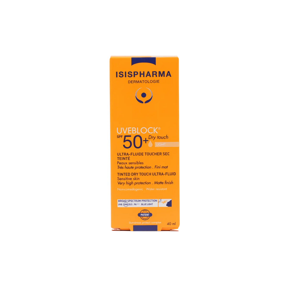 UVeblock SPF50+ Tinted Dry Touch Ultra-Fluid 40ml
